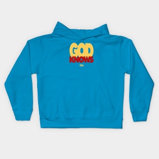 GOD KNOWS the TRUTH yllw/drkrd Kids Hoodie